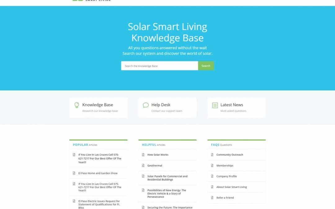 Solar Smart Living Knowledge Base